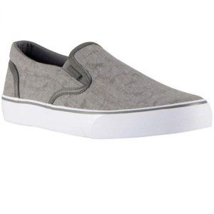 Mens LUGZ Clipper 2 Classic Canvas Slip-on Sneakers Size 8 Gray NWT
